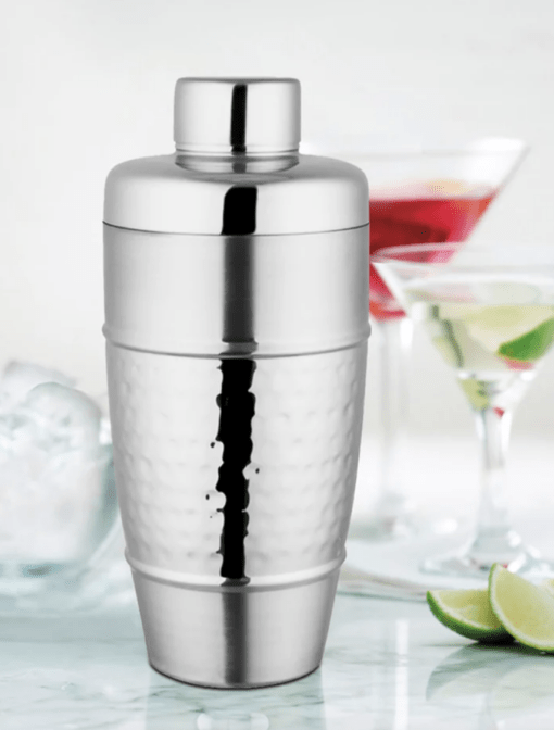 Shri & Sam High Grade Stainless Steel Hammered Cocktail Shaker -500 ML